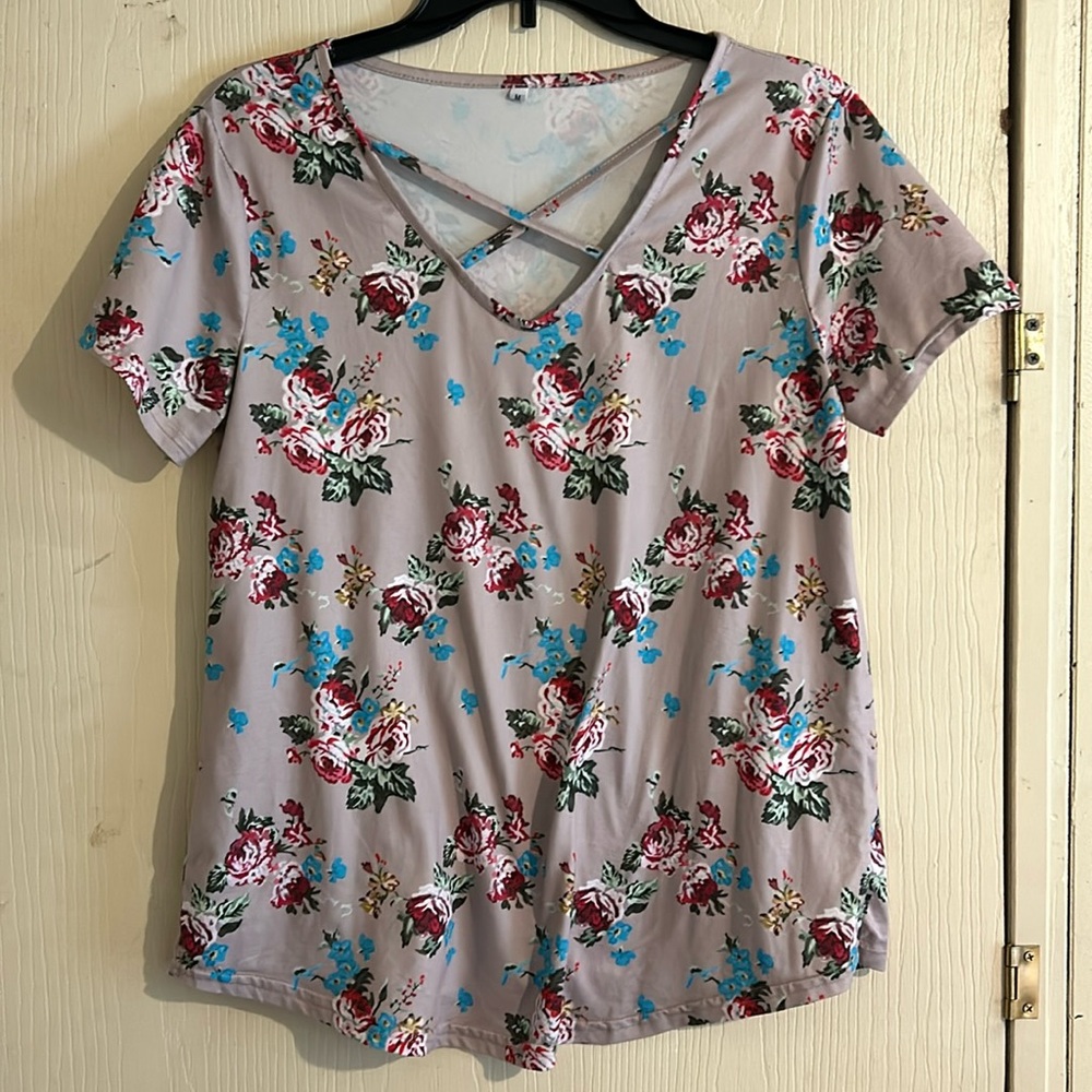 Floral T Shirt.